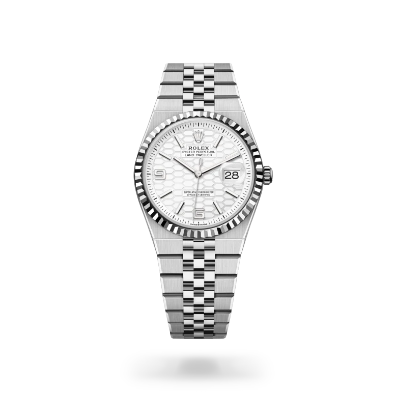 Rolex Land-Dweller 36 White Gold Rolesor Oystersteel, M127234-0001